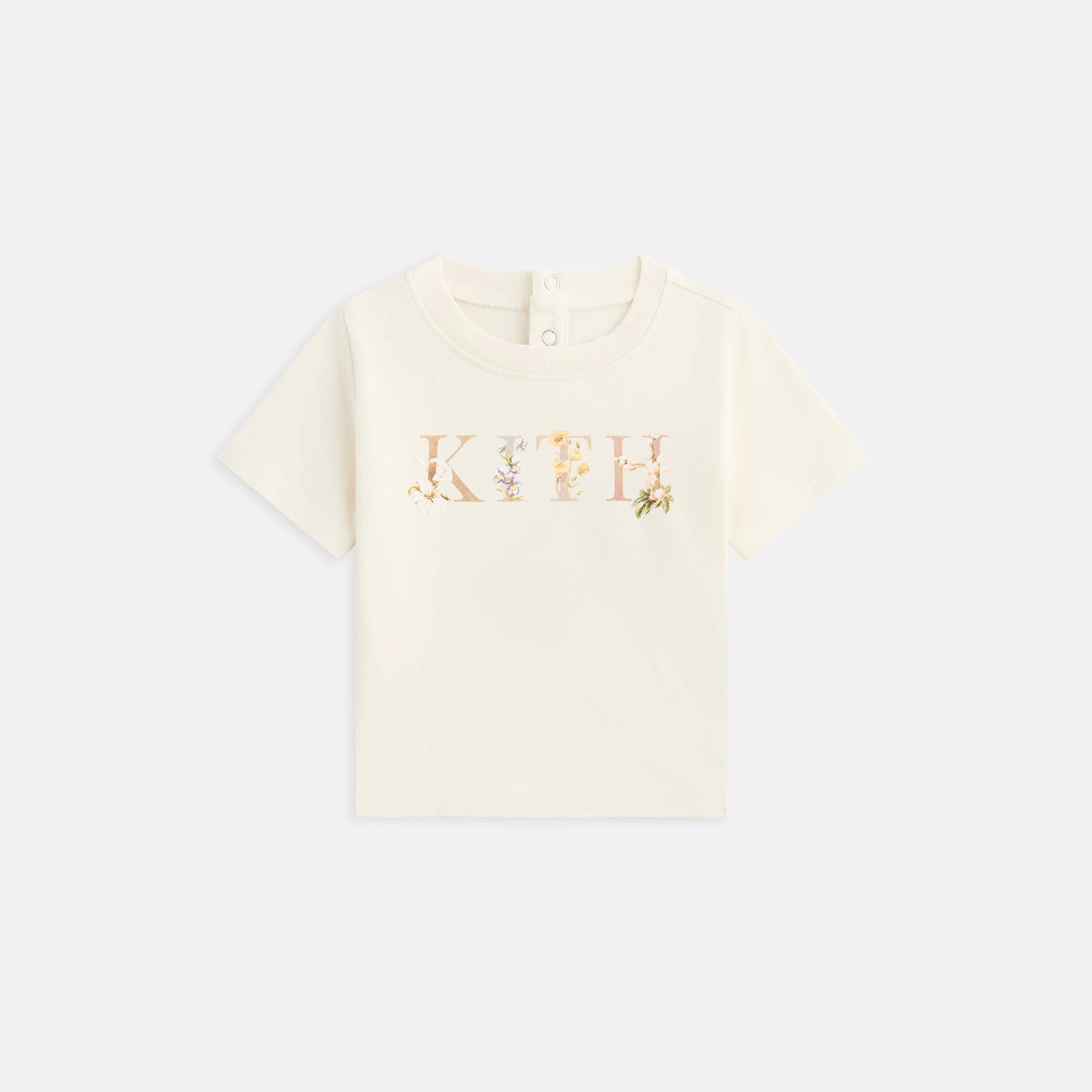 Kith Baby Floral Kith Graphic Tee - Sandrift Firm Nature-friendly