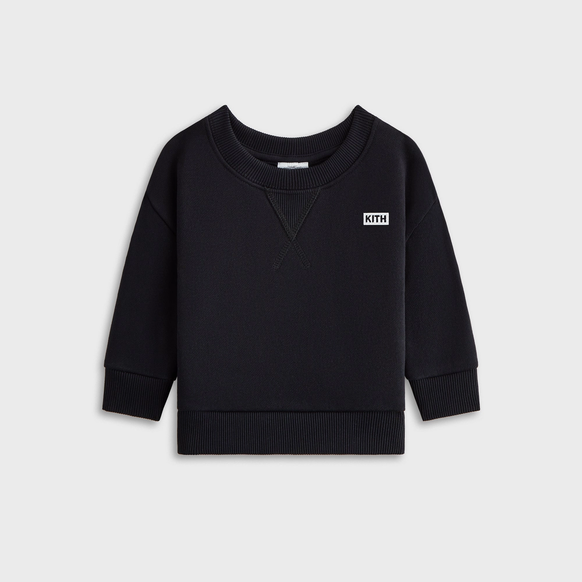 Kith Baby Long Sleeve Nelson Crew - Black Well-made Hygienic