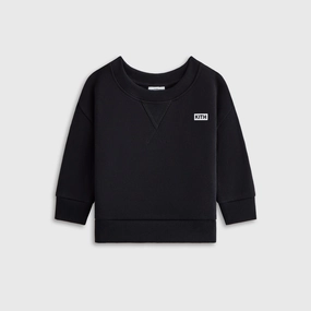 Kith Baby Long Sleeve Nelson Crew - Black Sunny Enthusiastic