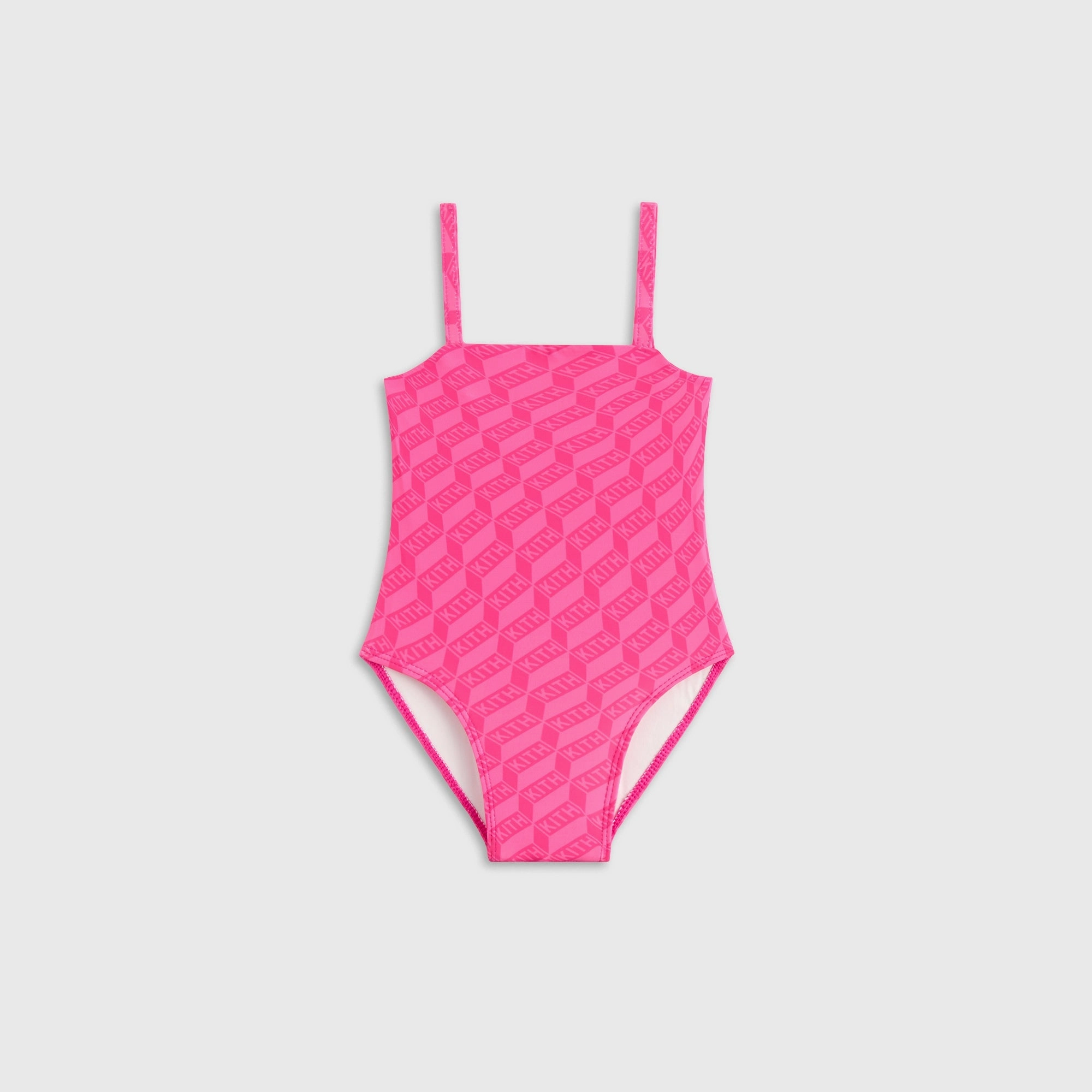 Soft Kith Baby Monogram Audrey One-Piece Swim Suit - Zinnia Adaptable
