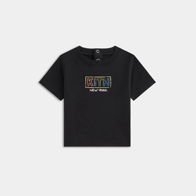 Kith Baby New York Classic Logo Tee - Black Silky Nature-friendly