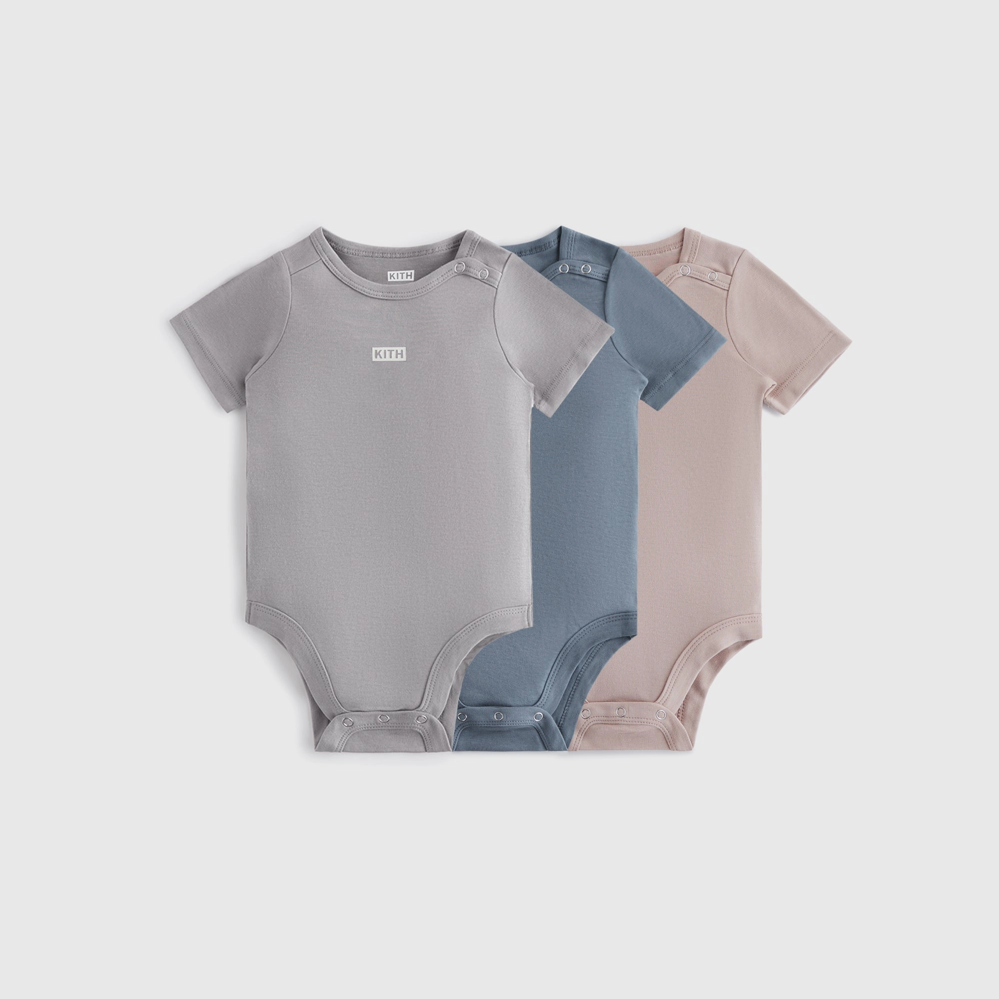 Graceful Kith Baby Palette 3-Pack Bodysuit - Argon Popular