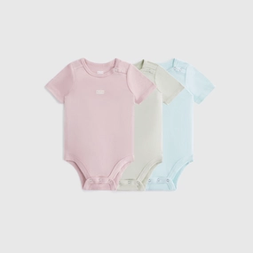 Kith Baby Palette 3-Pack Bodysuit - Dusty Quartz Aware Meaningful