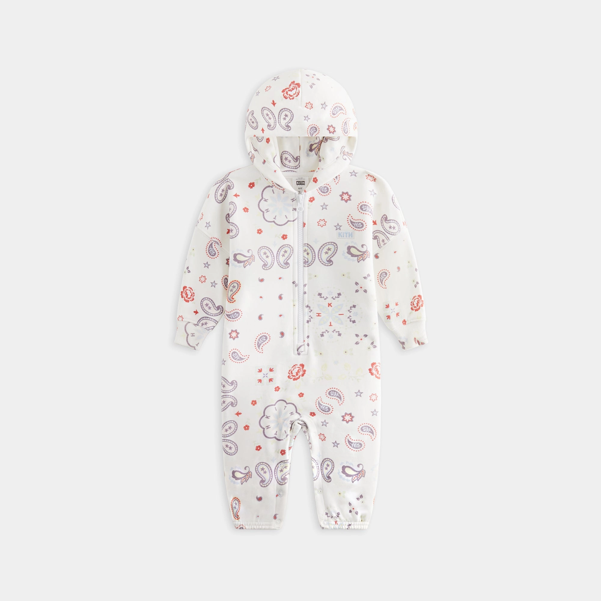 Kith Baby Printed Nelson Coverall - Silk Premium Fervent