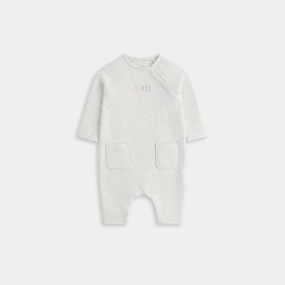 Kith Baby Quilted Coverall - Light Heather Grey Energetic Balanced