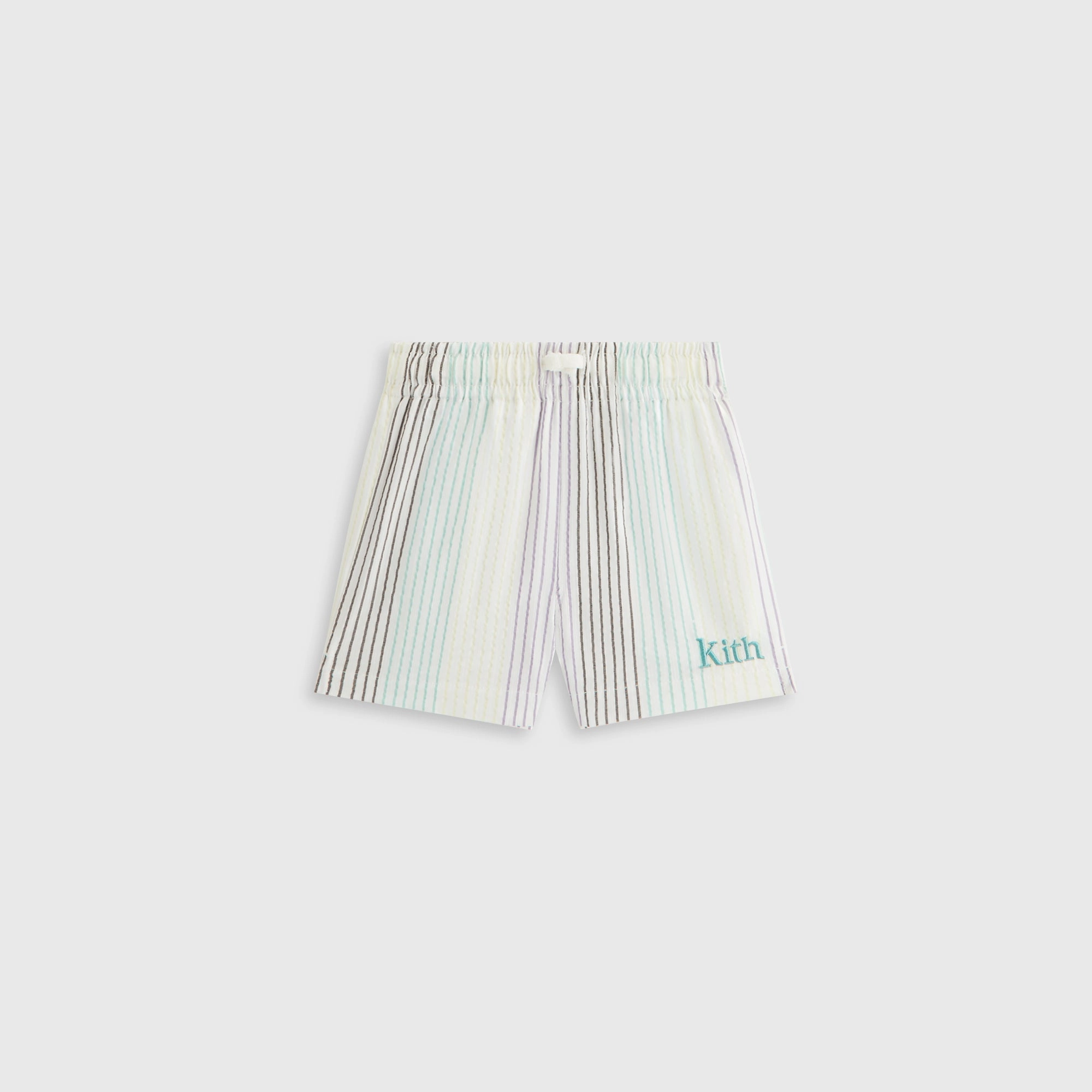 Kith Baby Striped Thompson Camp Short - Mykonos Soft Fundamental