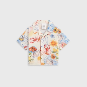 Kith Baby Summer Picnic Thompson Camp Shirt - Sandrift Active Meaningful