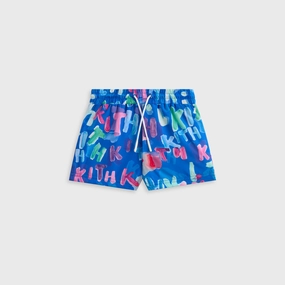 Kith Baby Watercolor Kai Swim Trunk - Marina Adored Stylish
