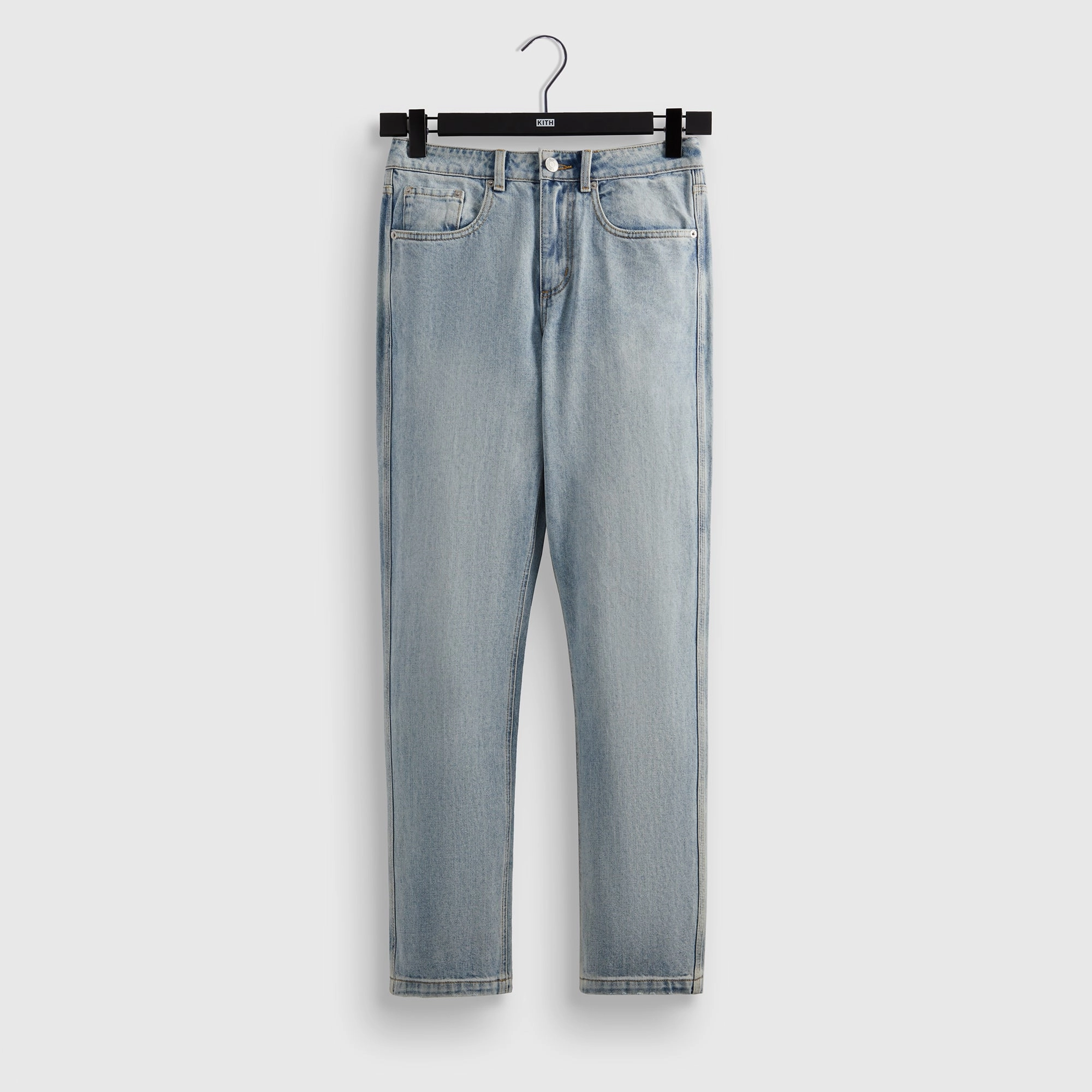 Kith Centre Straight Jean - Light Indigo Stylish Gorgeous