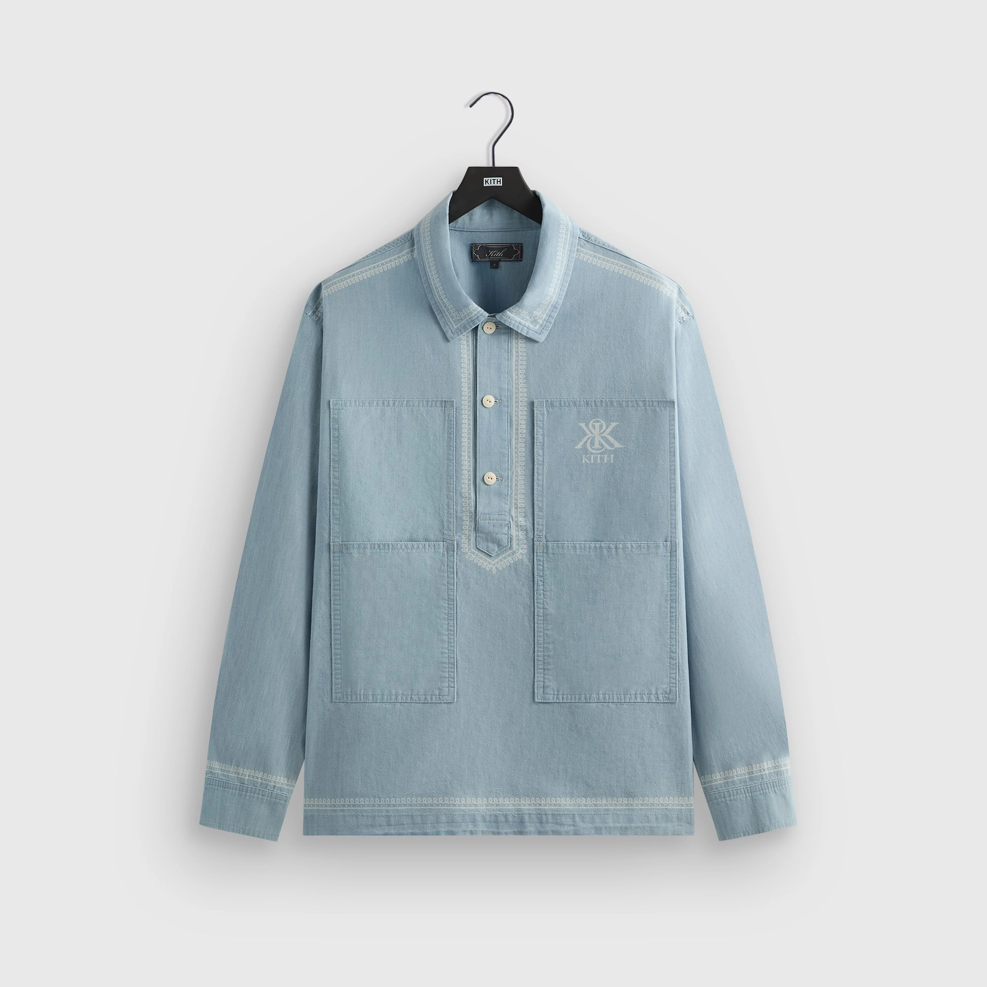 Loved Kith Chambray Paterson Shirt - Light Indigo Constant