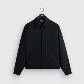 Kith Connor Blouson Jacket - Black Polished Refined