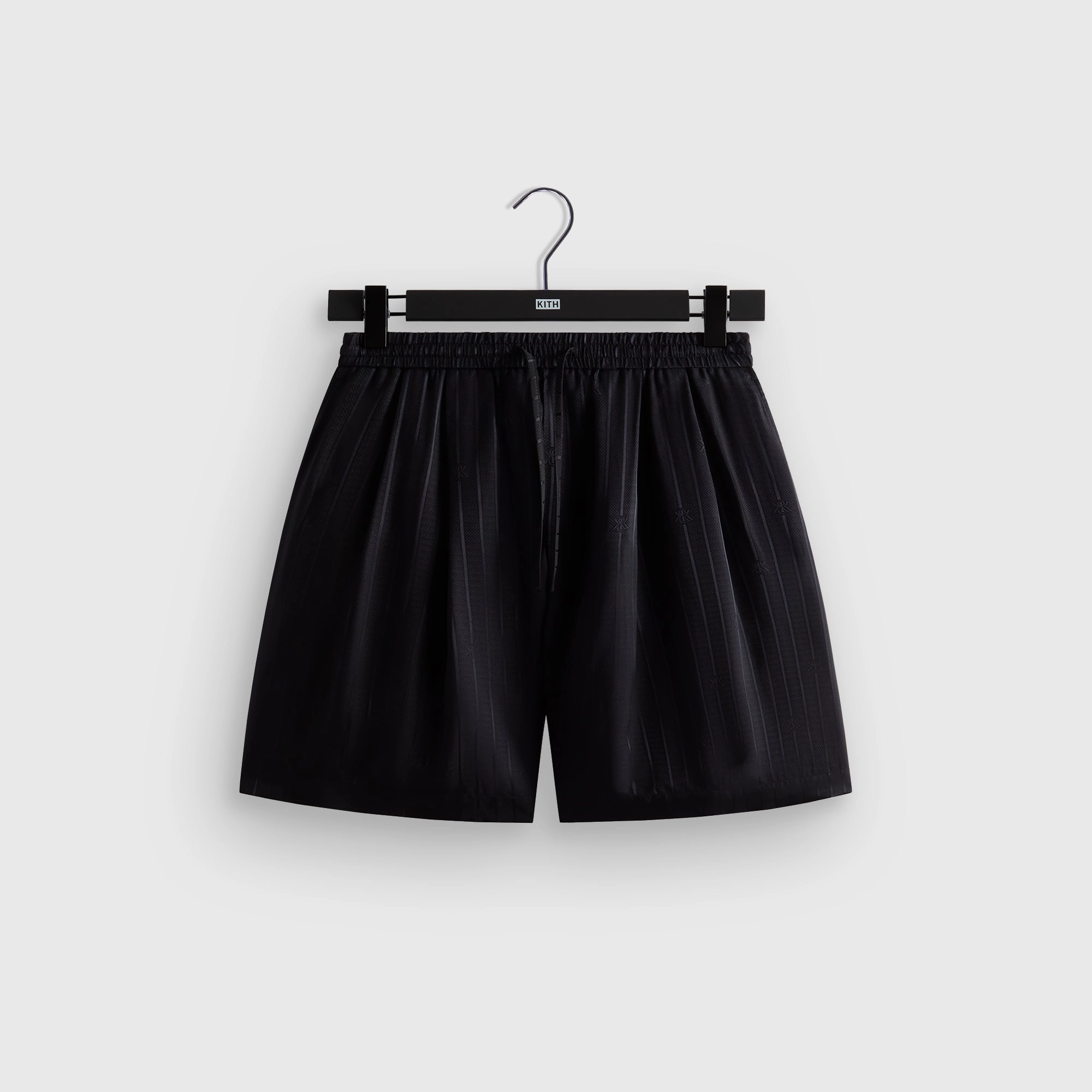 Knowledgeable Kith Crest Logo Kylan Pull On Short - Black Heartfelt