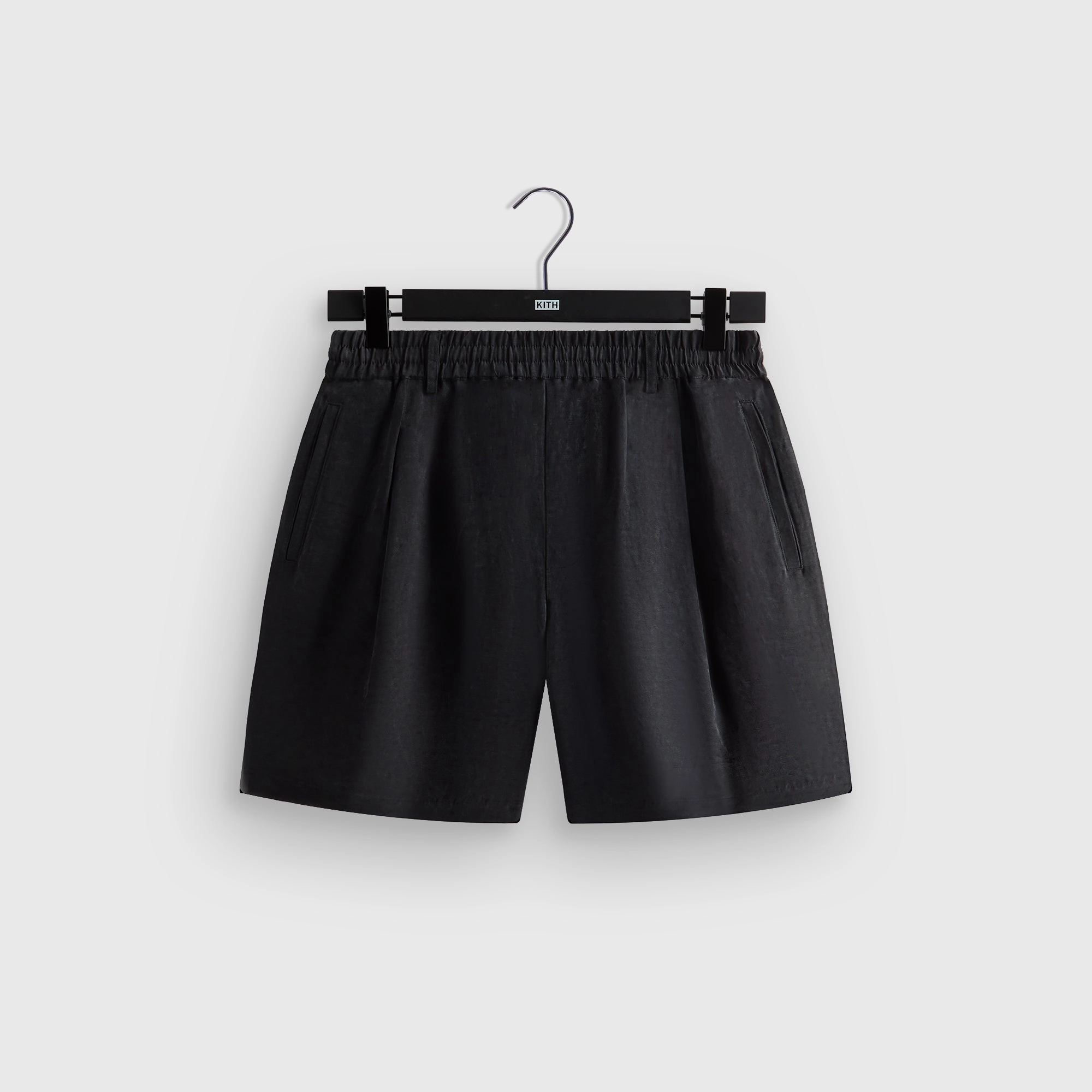 Kith Cupro Linen Jude Short - Black Unchanging Sturdy