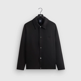 Kith Double Weave Coaches Jacket - Black Real Meaningful