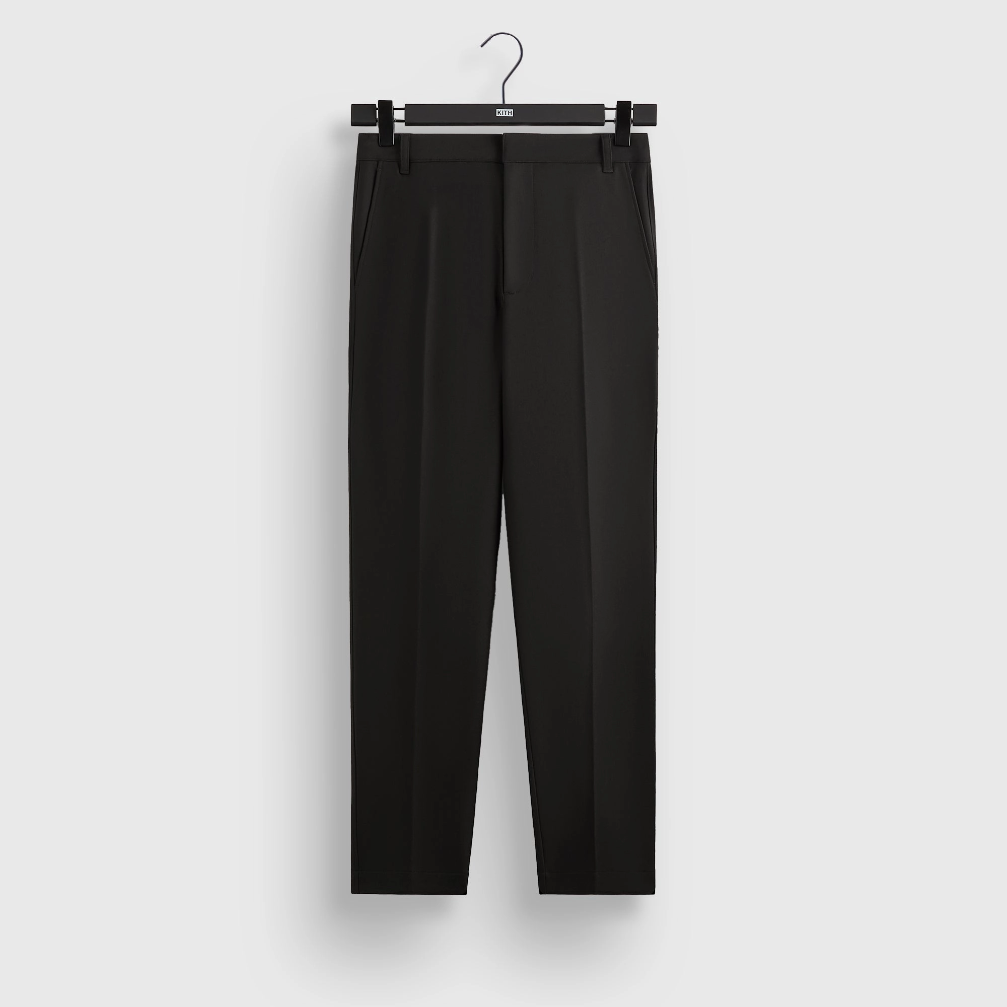 Kith Double Weave Lance Trouser - Black Elegant Luxurious