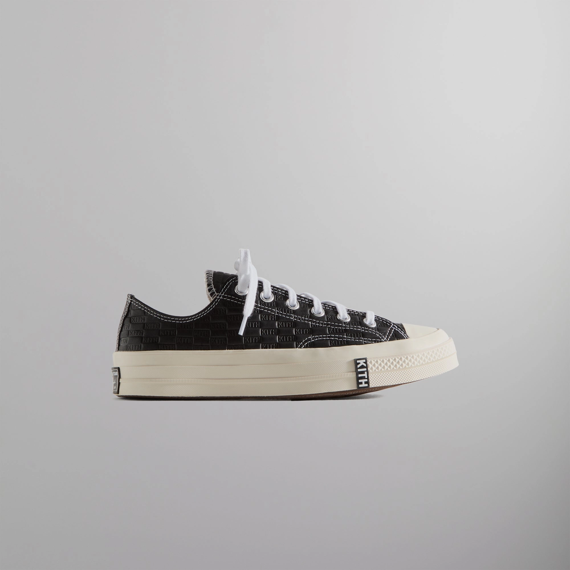 Natural Kith for Converse Chuck Taylor All Star 1970 Ox - Black / Egret / White Box Educated