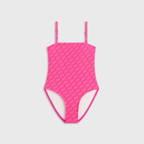 Kith Kids Monogram Audrey One-Piece Swim Suit - Zinnia Clean Multi-purpose