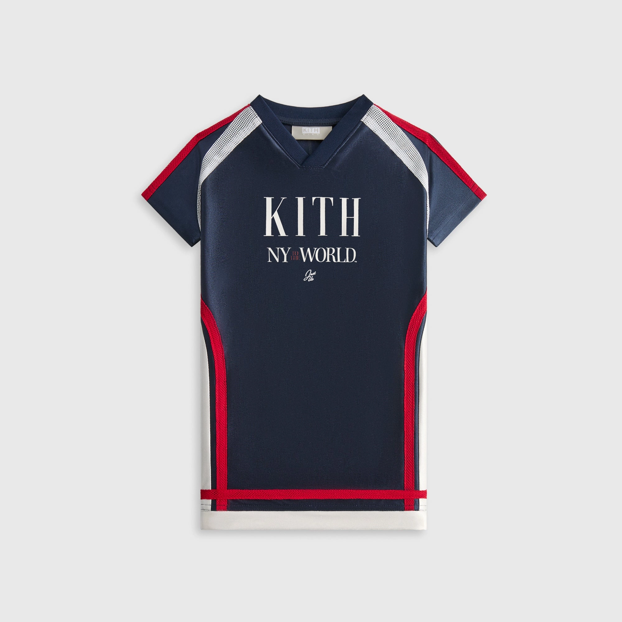 Robust Kith Kids NY to the World Faille Fade Jersey Dress - Nocturnal Classic