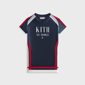 Kith Kids NY to the World Faille Fade Jersey Dress - Nocturnal Main All-inclusive
