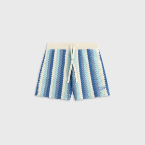 Kith Kids Open Knit Camp Short - Blue Skies Pleasant First-rate
