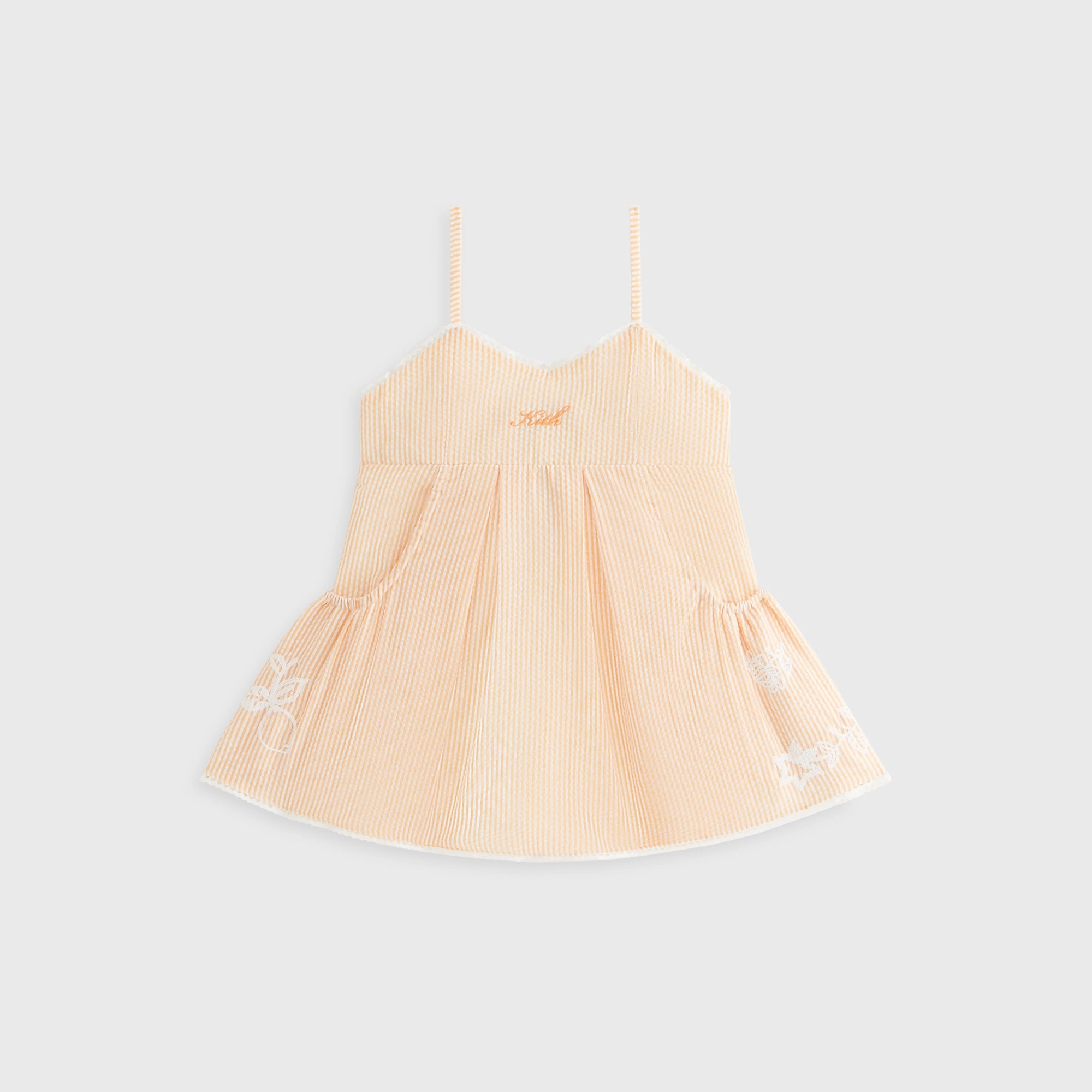 Kith Kids Seersucker Ainsley Dress - Calcite Well-liked Sought-after