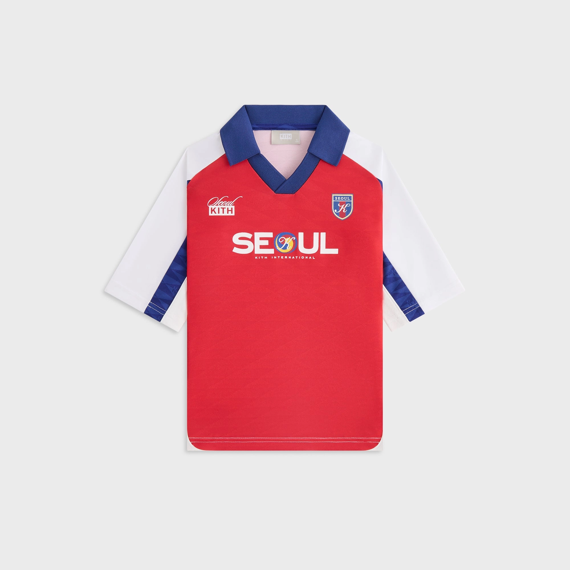 Superior Kith Kids Seoul Soccer Top - Cherry Bomb Eco-friendly