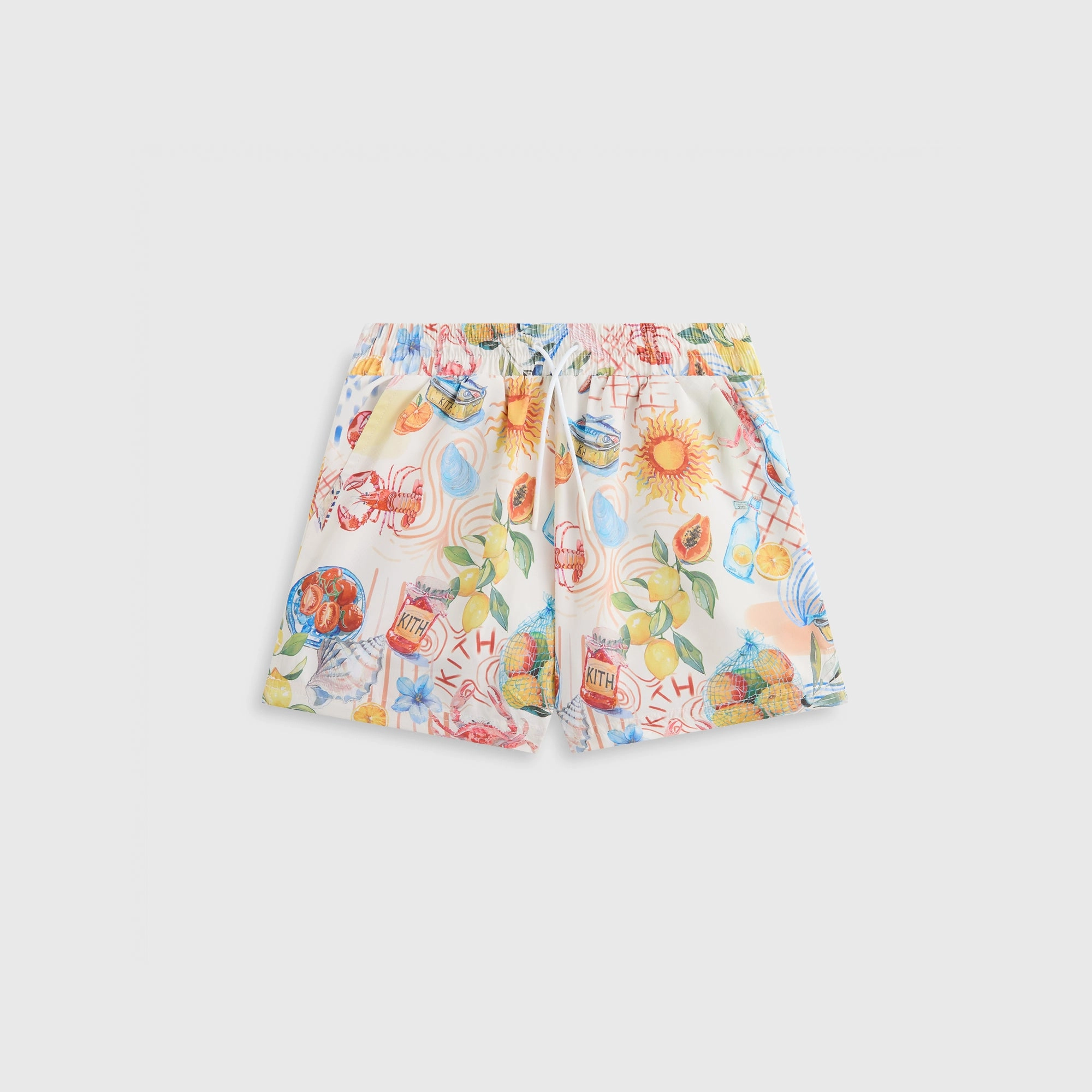 Kith Kids Summer Picnic Kai Swim Trunk - Sandrift Active Wonderful