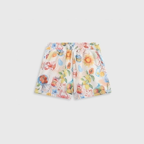 Kith Kids Summer Picnic Kai Swim Trunk - Sandrift Active Wonderful