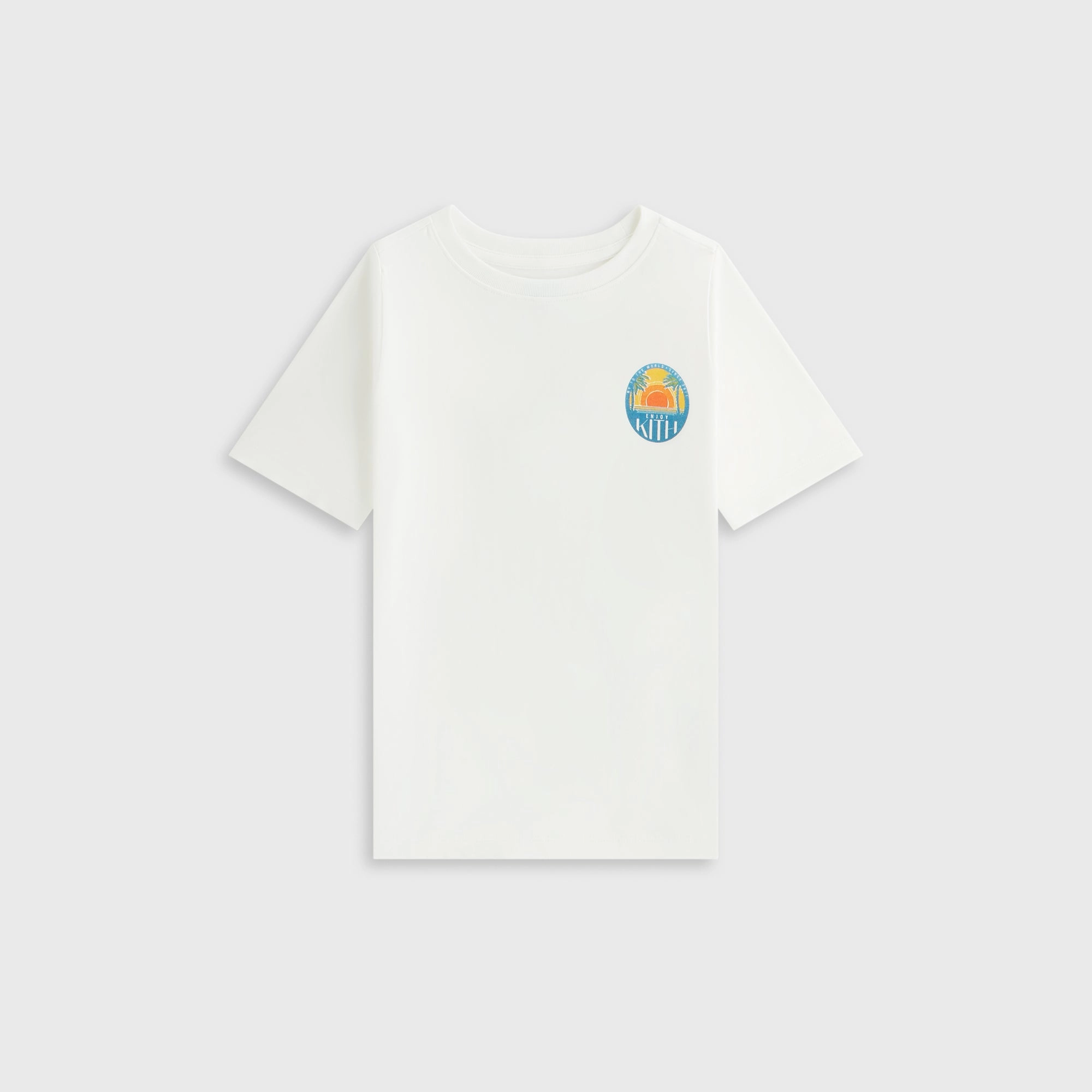 Kith Kids Sunset Vacation Tee - White Dynamic Resilient