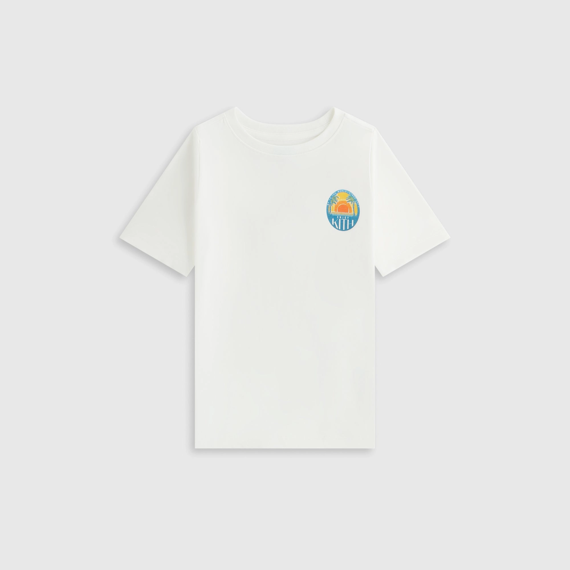 Kith Kids Sunset Vacation Tee - White Wanted Timeless