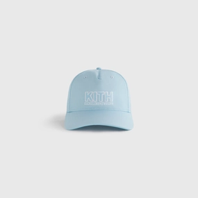 Kith Kids Wrinkle Nylon Snapback Hat - Blue Skies Real Loved