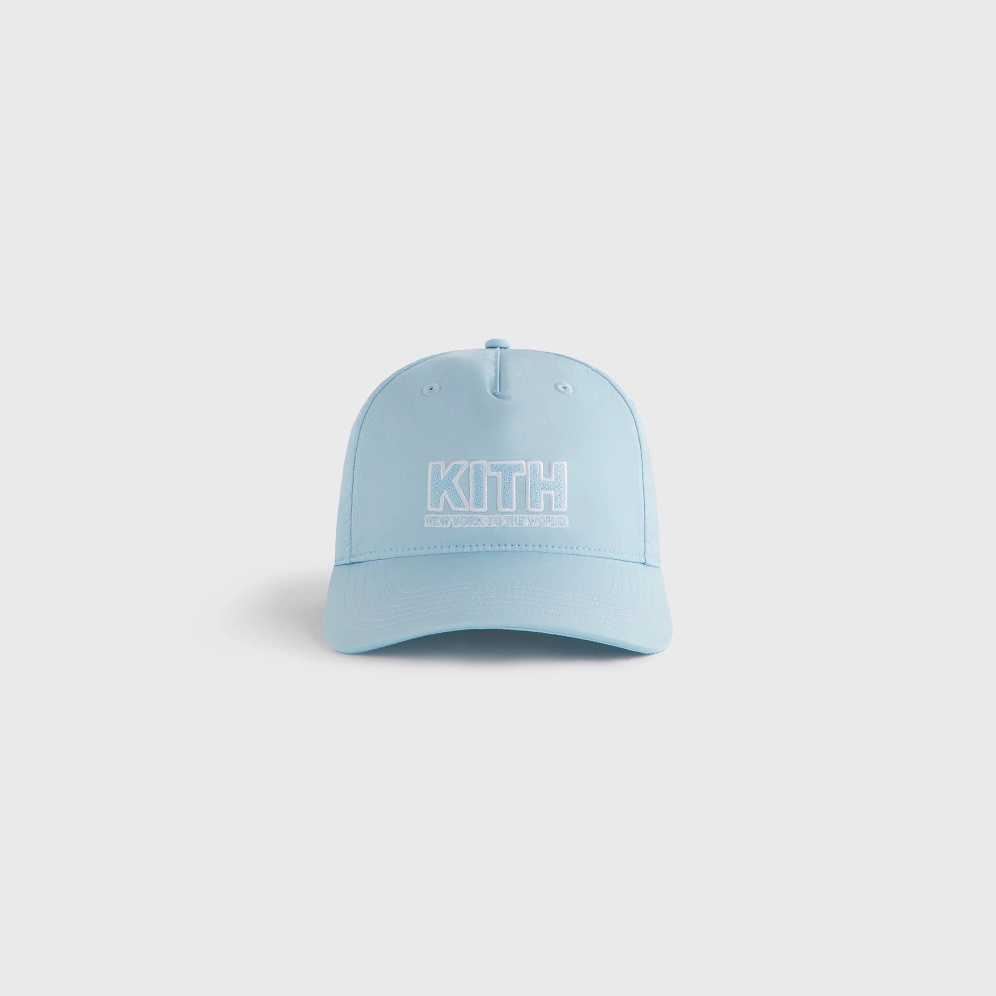 Kith Kids Wrinkle Nylon Snapback Hat - Blue Skies Unified Exceptional