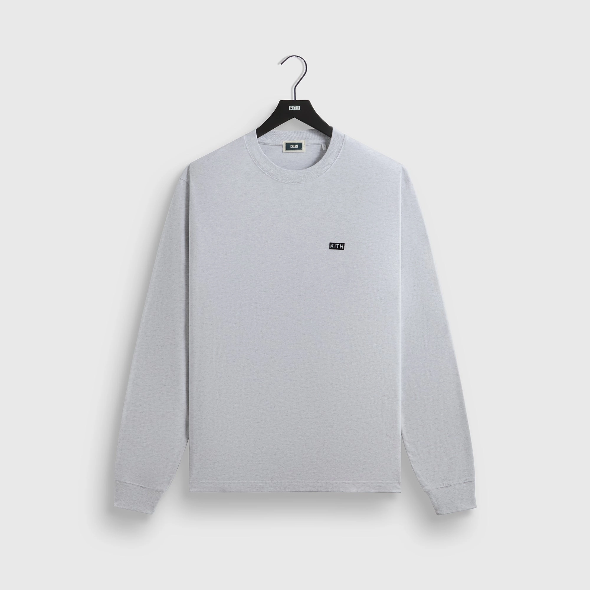 Sought-after Kith Long Sleeve LAX Tee - Light Heather Grey Flexible