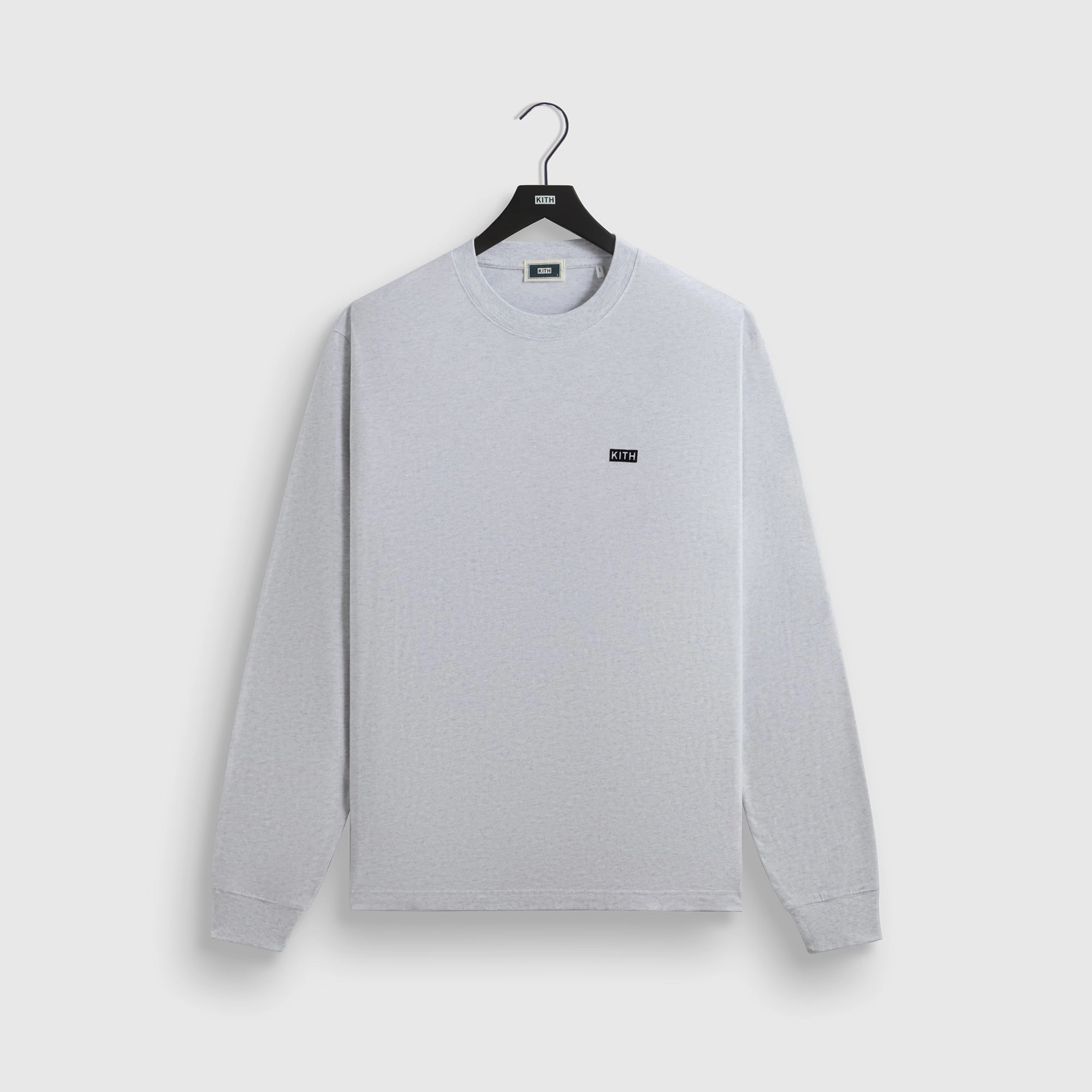 Kith Long Sleeve LAX Tee - Light Heather Grey Main Gentle