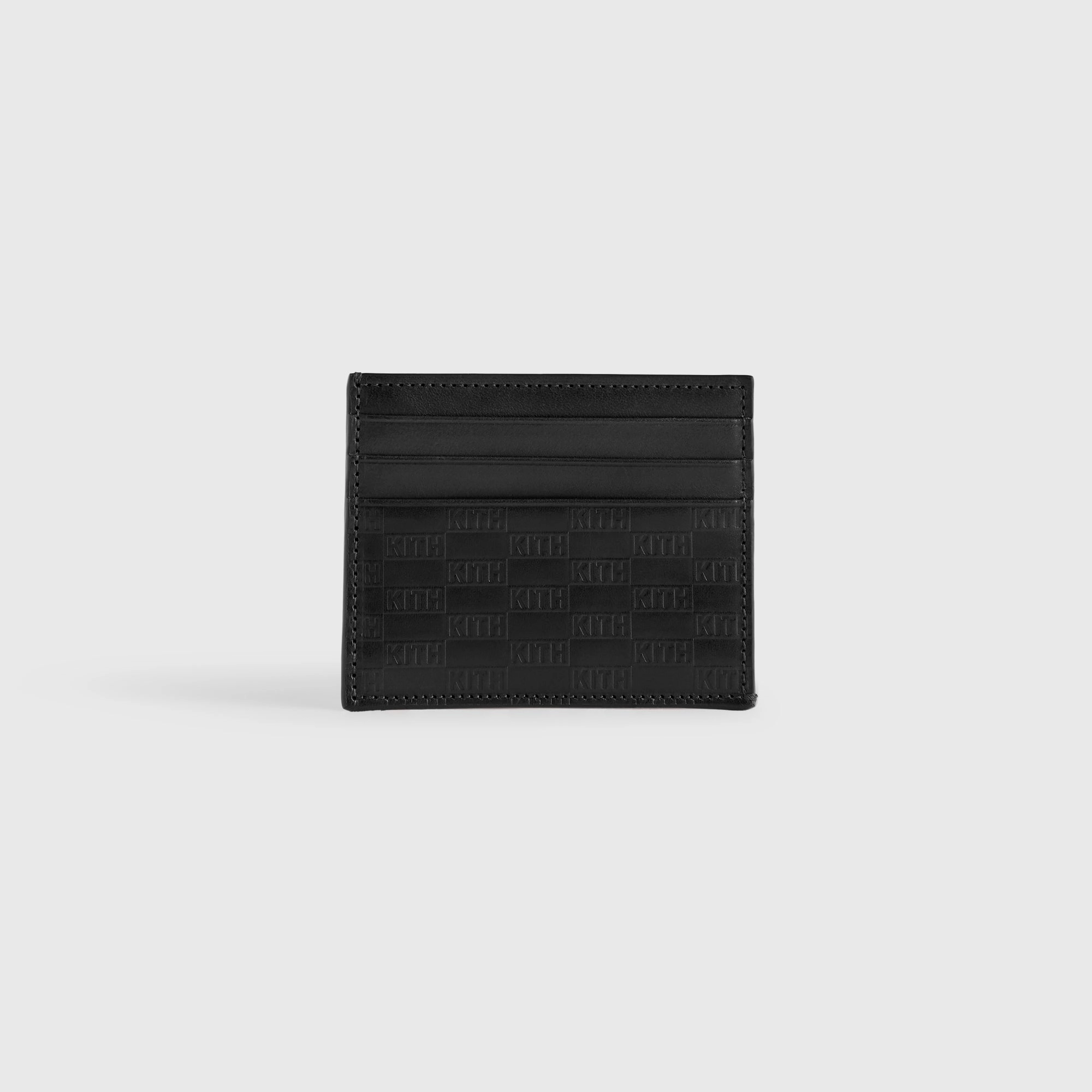Kith Monogram Card Holder - Black Important Unique