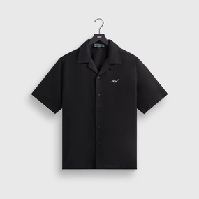 Kith Silk Cotton Thompson Camp Collar Shirt - Black Colorful Major