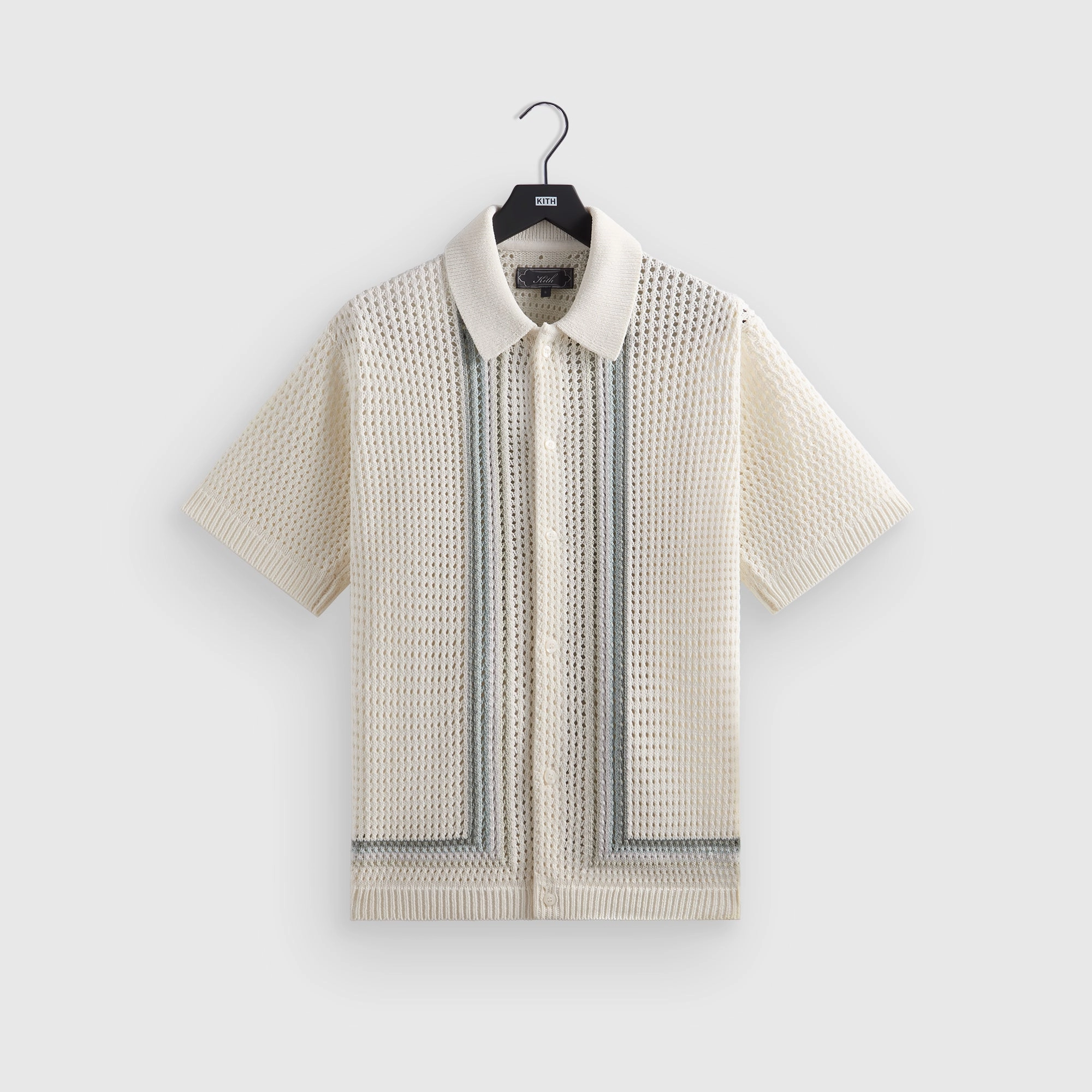 Kith Thompson Crochet Buttondown - Waffle Avant-garde Clean