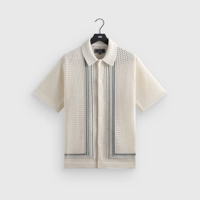 Kith Thompson Crochet Buttondown - Waffle Sleek Environmental