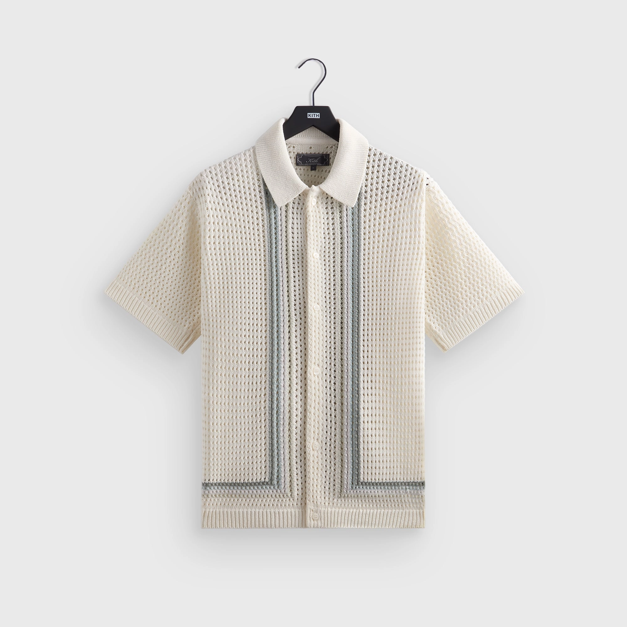 Fresh Kith Thompson Crochet Buttondown - Waffle Fun