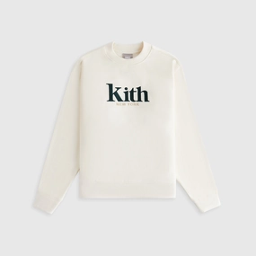 Kith Women Asher New York Crewneck - Sandrift Resilient Educated
