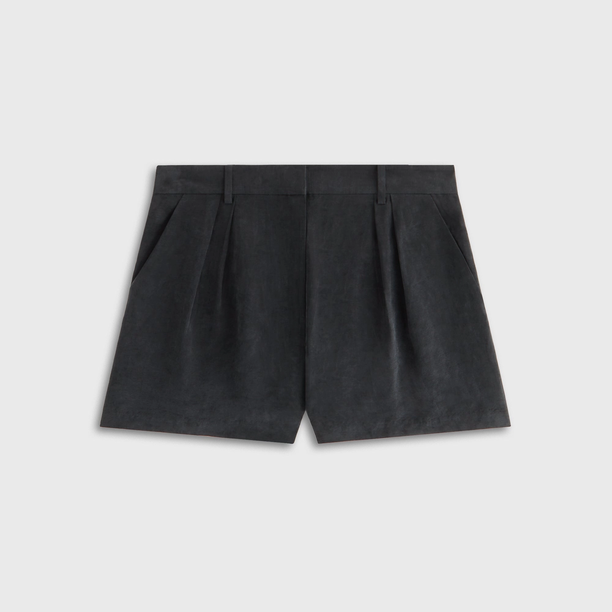 Useful Kith Women Astrid Pleated Trouser Short - Black Historic