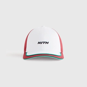 Kith Women Pieced Cotton Twill Cap - White Avant-garde Enduring