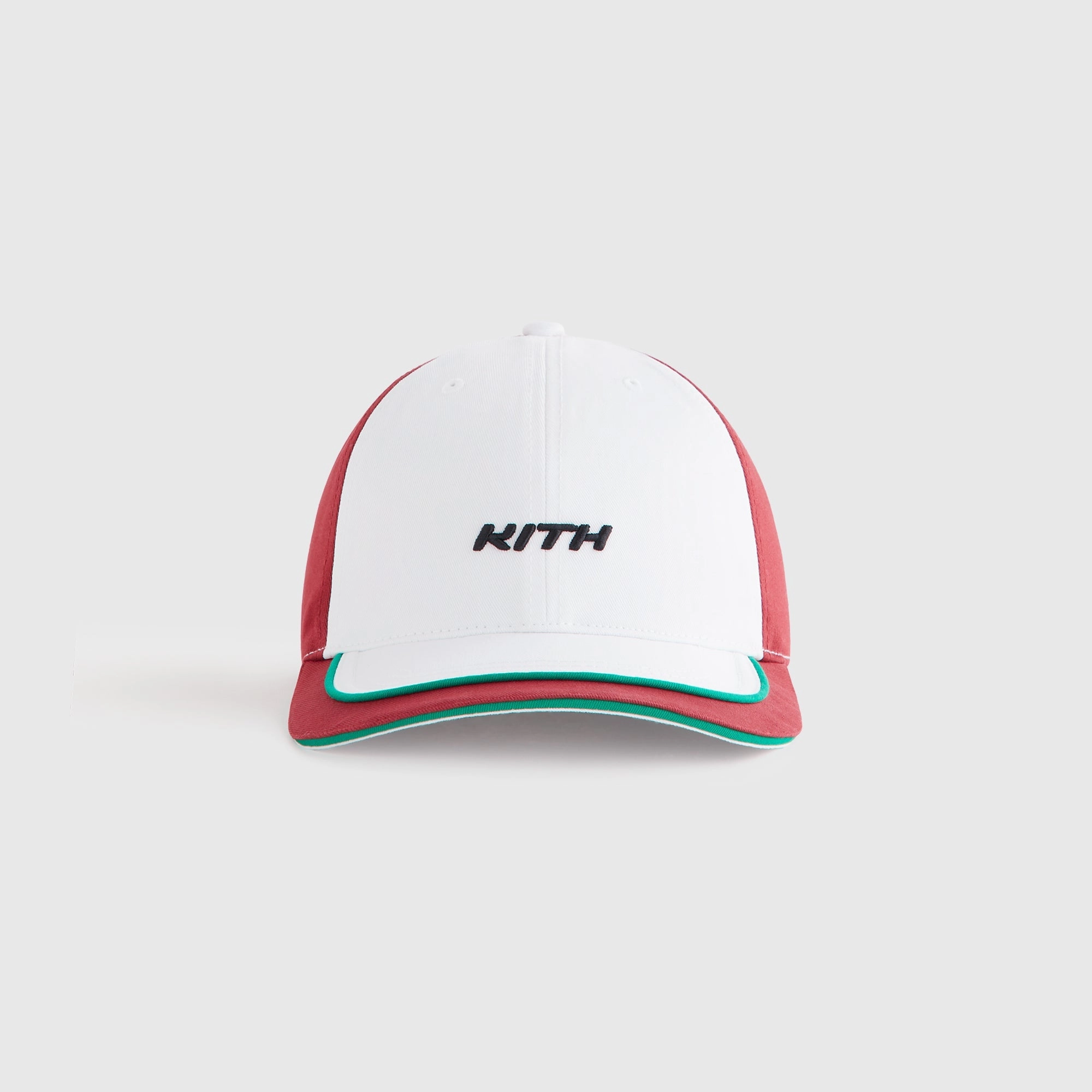 Kith Women Pieced Cotton Twill Cap - White Unchanging Dapper