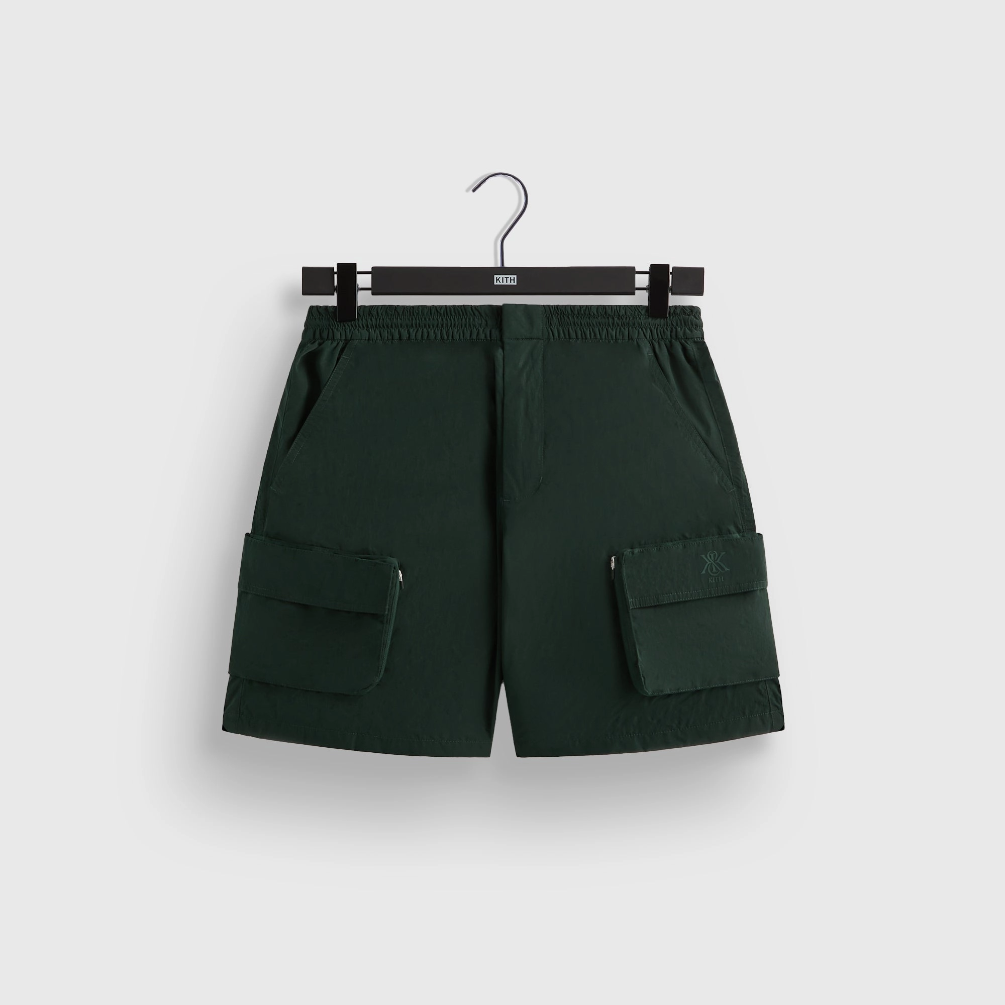 Indispensable Kith Wrinkle Nylon Evan Cargo Short - Stadium Warm