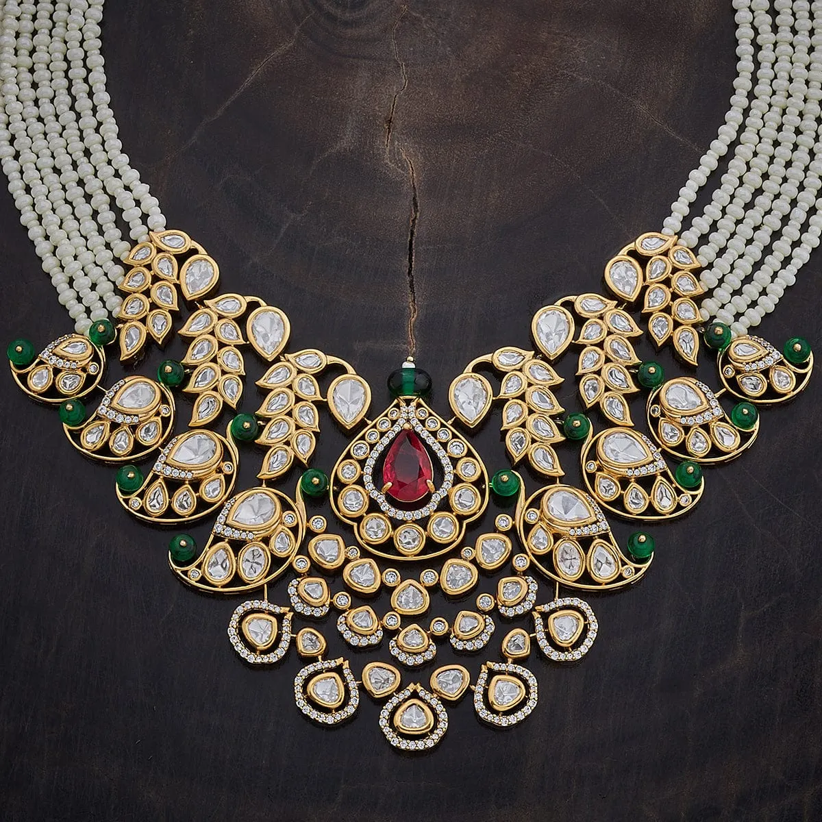 Kundan Necklace 164012