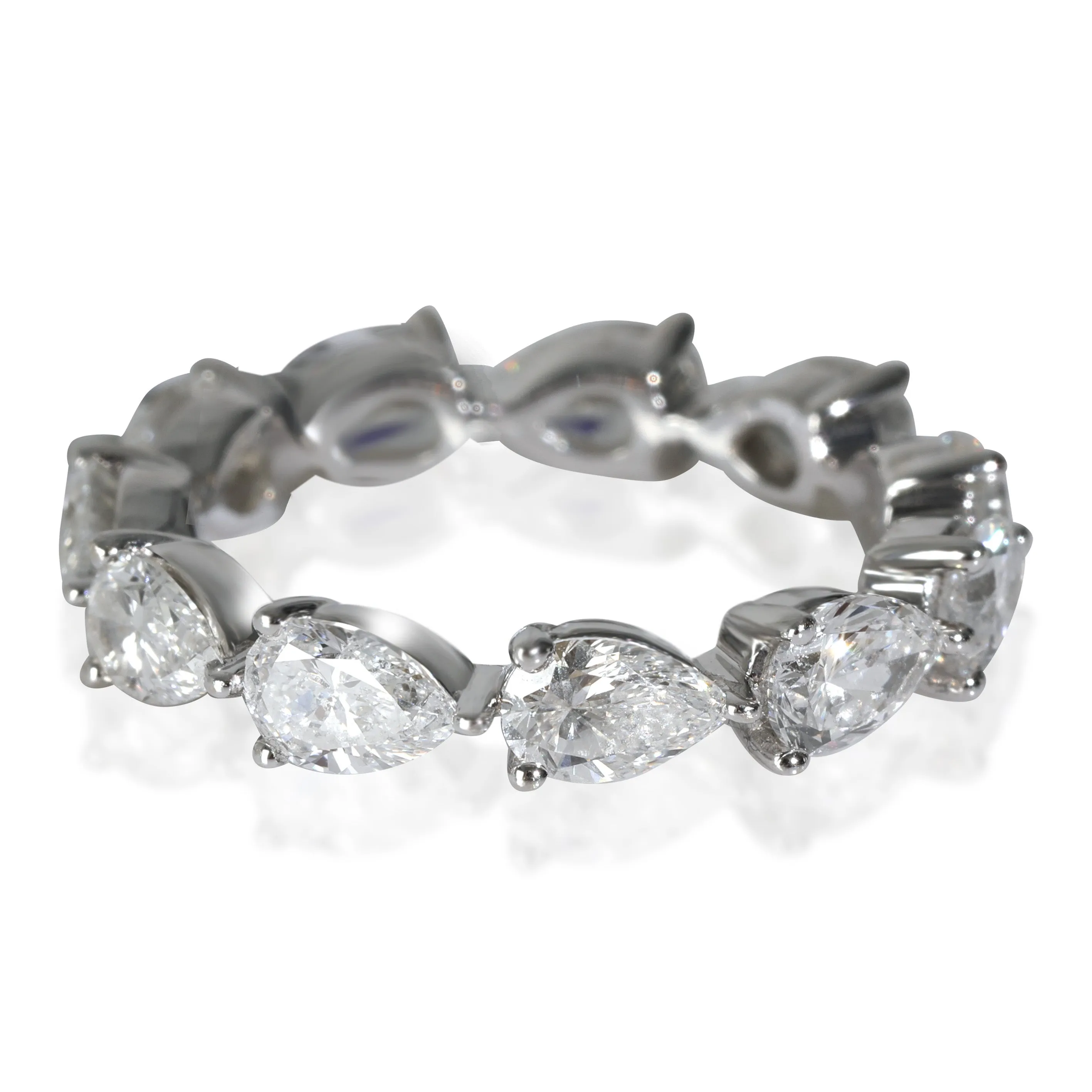 Lab-Grown Diamond Wedding Band in 14K White Gold 3.96 CTW