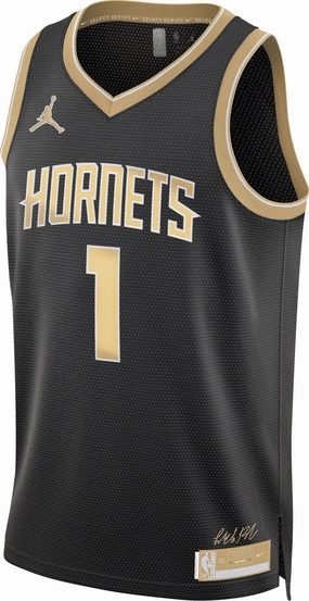 LaMelo Ball Charlotte Hornets 2024 Select Series Jordan Dri-FIT NBA Swingman Jersey Comfortable wearables Wardrobe update