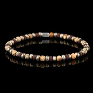 Landscape Jasper Baroque Bracelet IX (4mm)