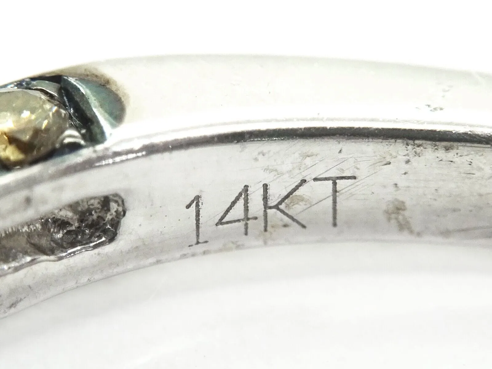 LeVian 1.70ct tw Chocolate & Vanilla Diamond Ring 14k White Gold Size 10
