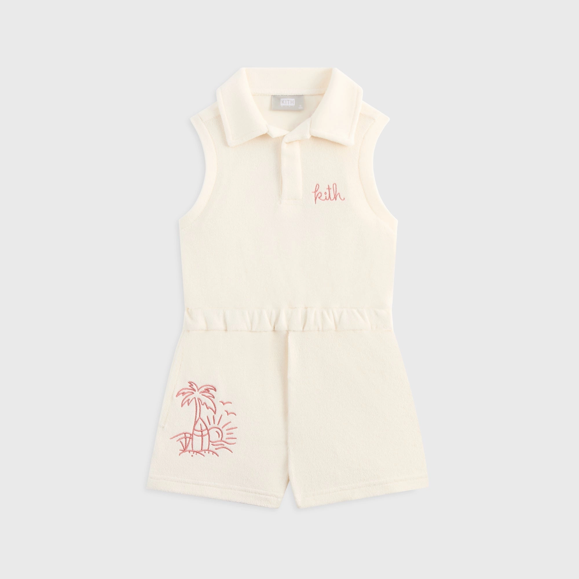 Kith Kids Novelty Terry Romper - Sandrift Thoughtful Common